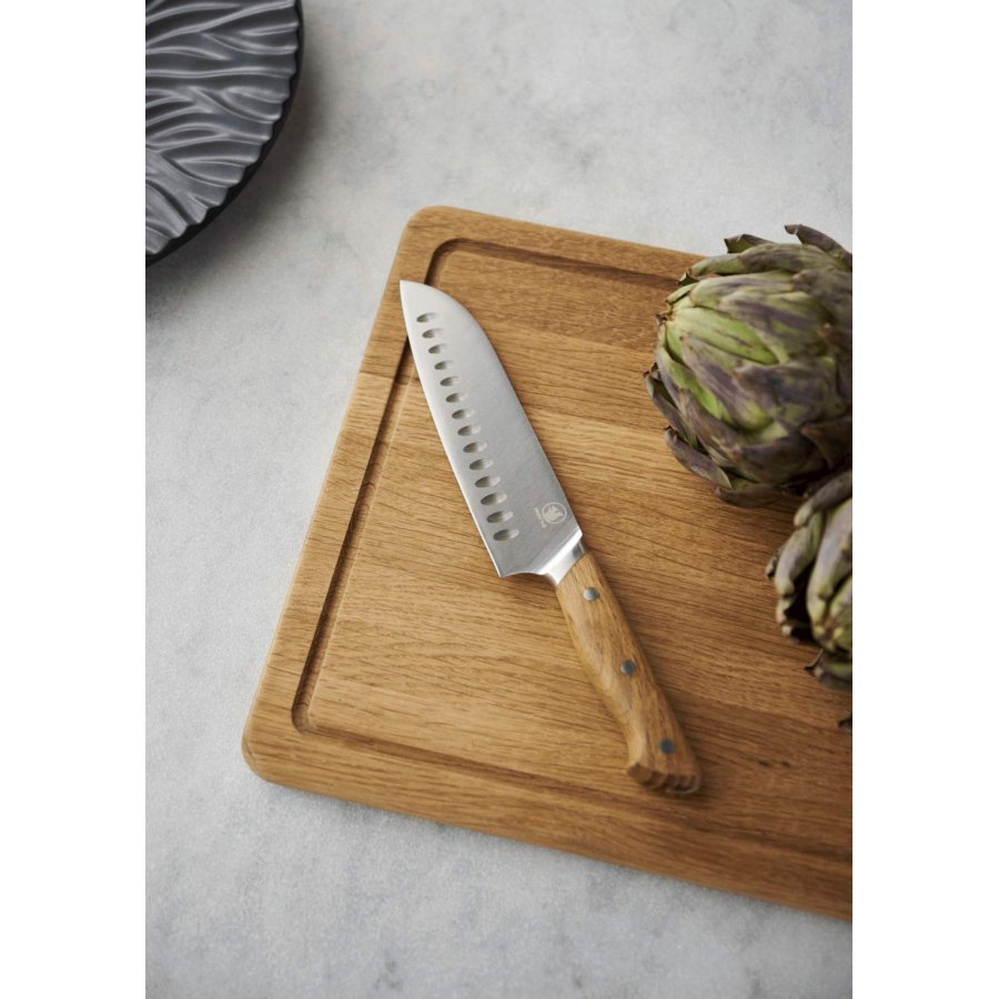 Mors Foresta Santokumesser, Eiche/Edelstahl