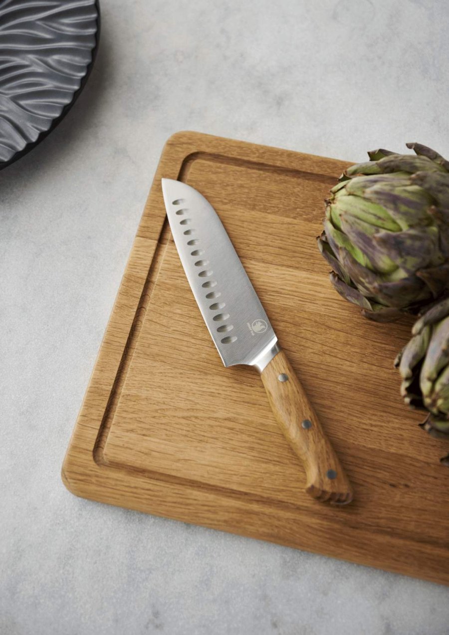 Mors Foresta Santokumesser, Eiche/Edelstahl