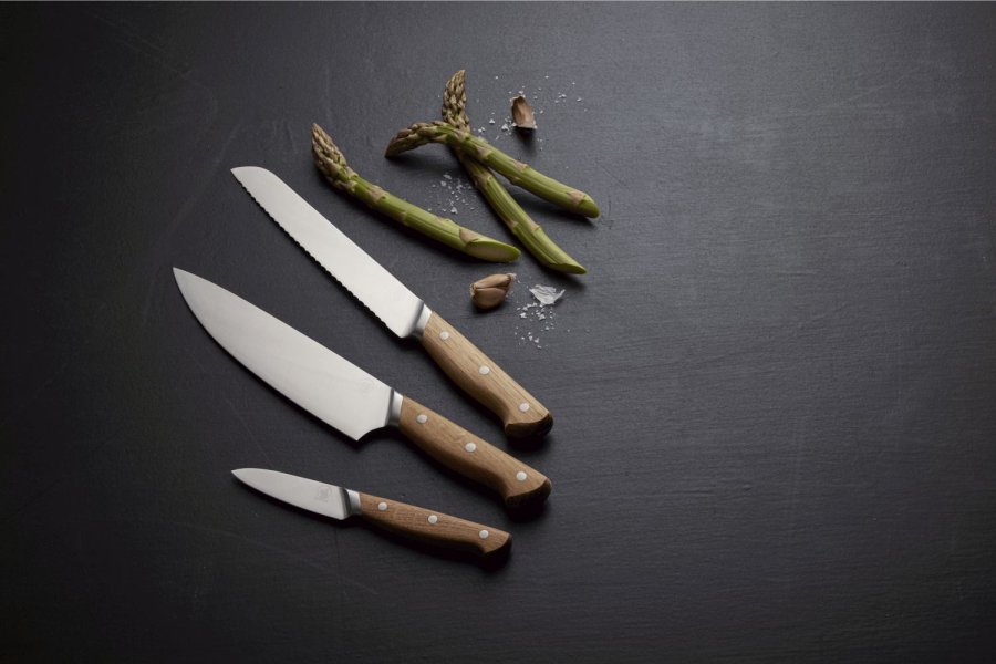 Mors Foresta Kochmesser, Eiche/Edelstahl