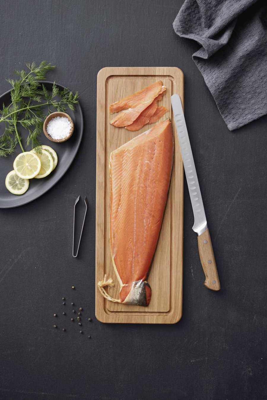 Mors Foresta Lachsmesser, Eiche/Edelstahl