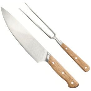 Mors Foresta Vorschneider-Set, Eiche/Edelstahl