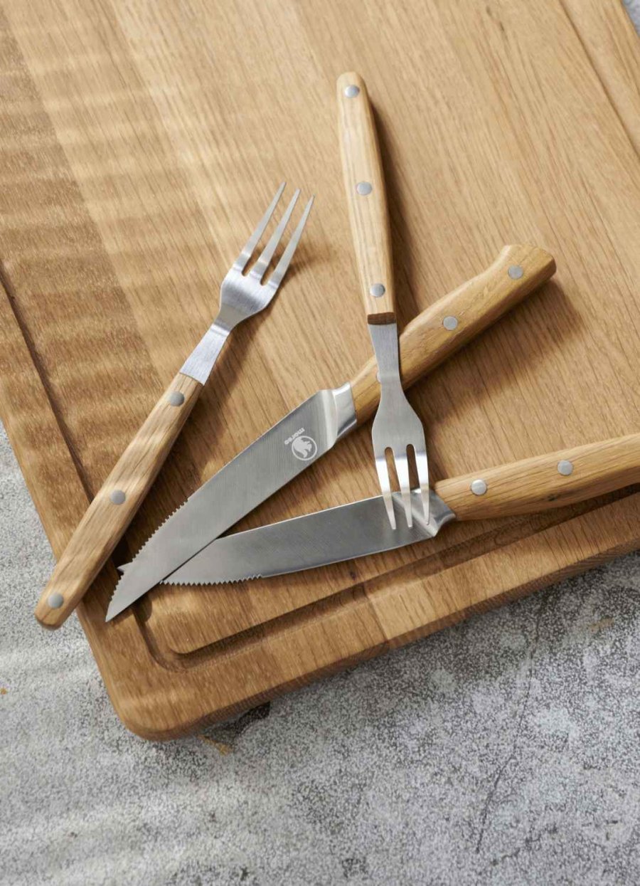 Mors Foresta Besteckset 8-teilig, Eiche/Edelstahl