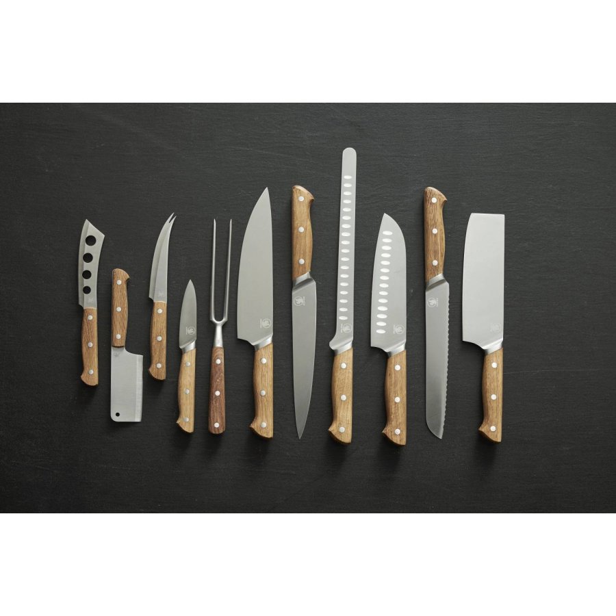 Morsø Foresta Knivsæt 5 Dele, Eg/Rustfrit Stål
