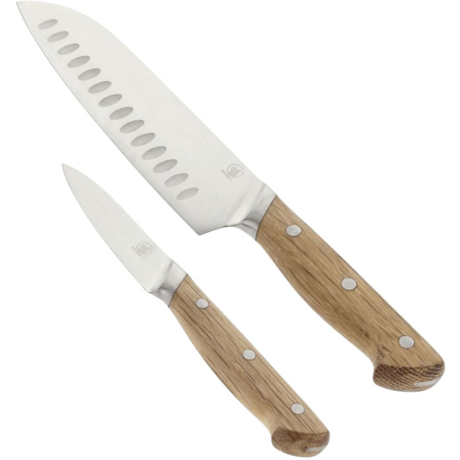 Morsø Foresta Knivsæt 2 Dele, Eg/Rustfrit Stål