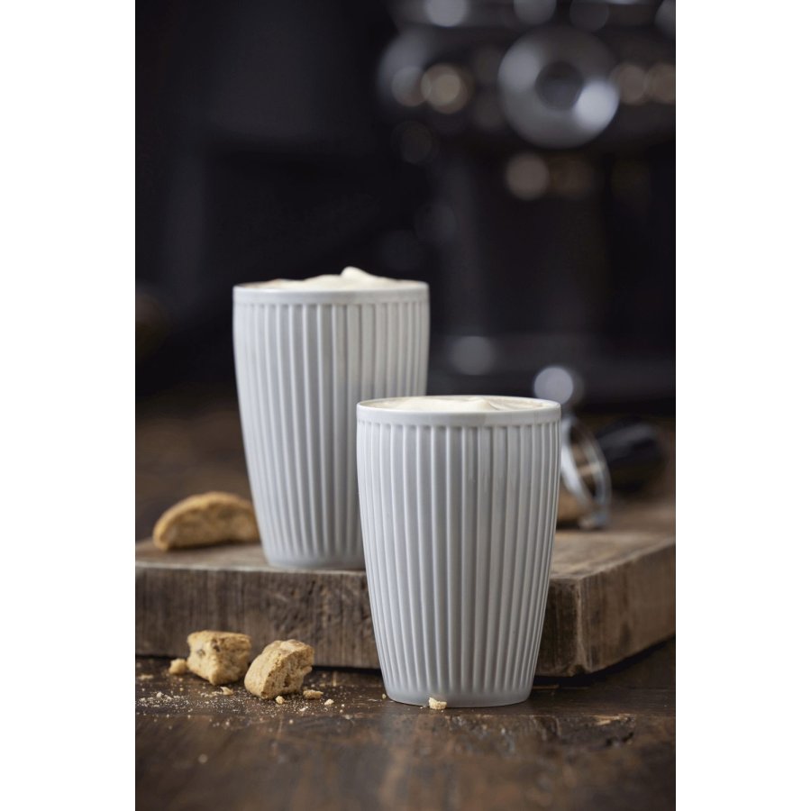 Pillivuyt Pliss Thermobecher 2er Set 25 cl, Arctic Ice