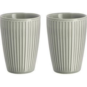 Pillivuyt Pliss Thermobecher 2er Set 25 cl, Arctic Ice