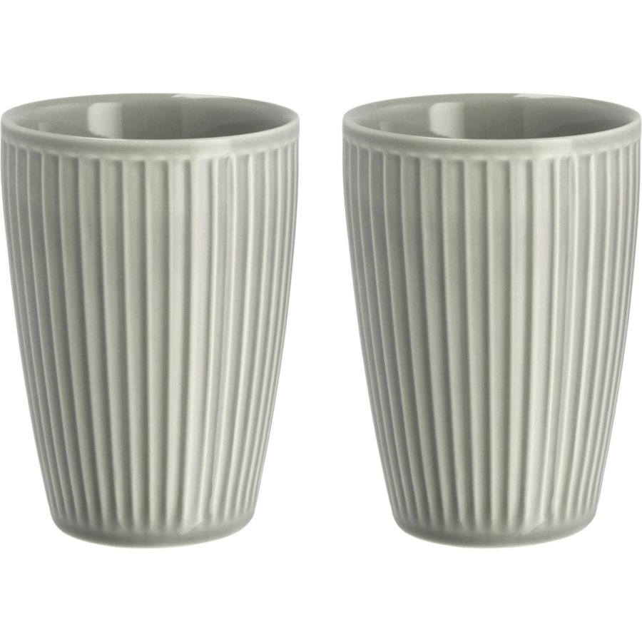 Pillivuyt Pliss Thermobecher 2er Set 25 cl, Arctic Ice