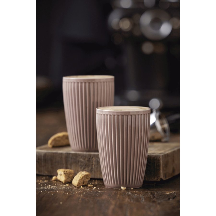 Pillivuyt Pliss Thermobecher 2er Set 25 cl, Woodrose