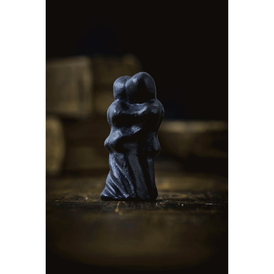 Mors Skulptur H13 cm, Schwarz