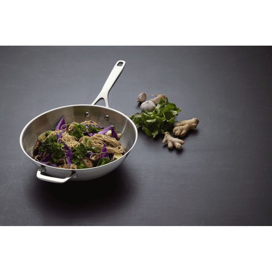 Mors 79NORD Wok 30 cm, Edelstahl