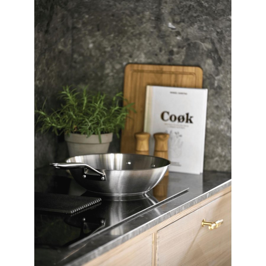 Mors 79NORD Wok 30 cm, Edelstahl