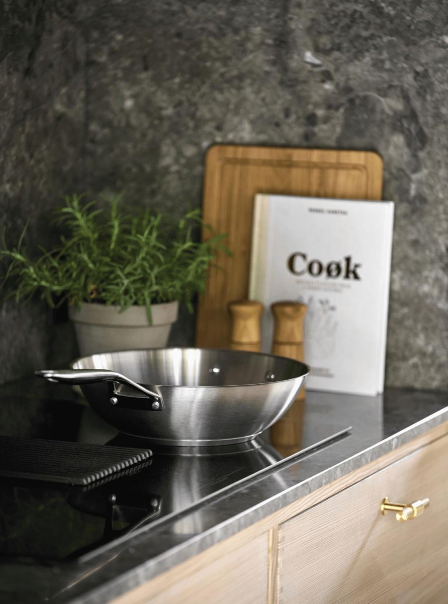 Mors 79NORD Wok 30 cm, Edelstahl