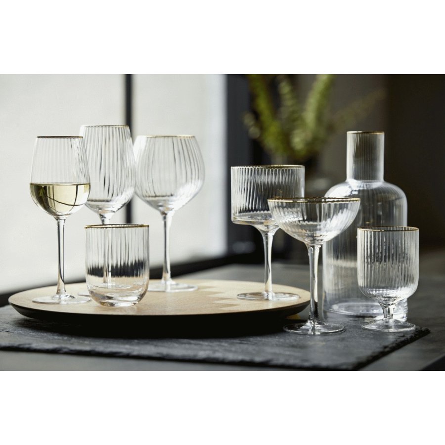 Lyngby Glas Palermo Gold Rdvinsglas 4 stk. 40 cl