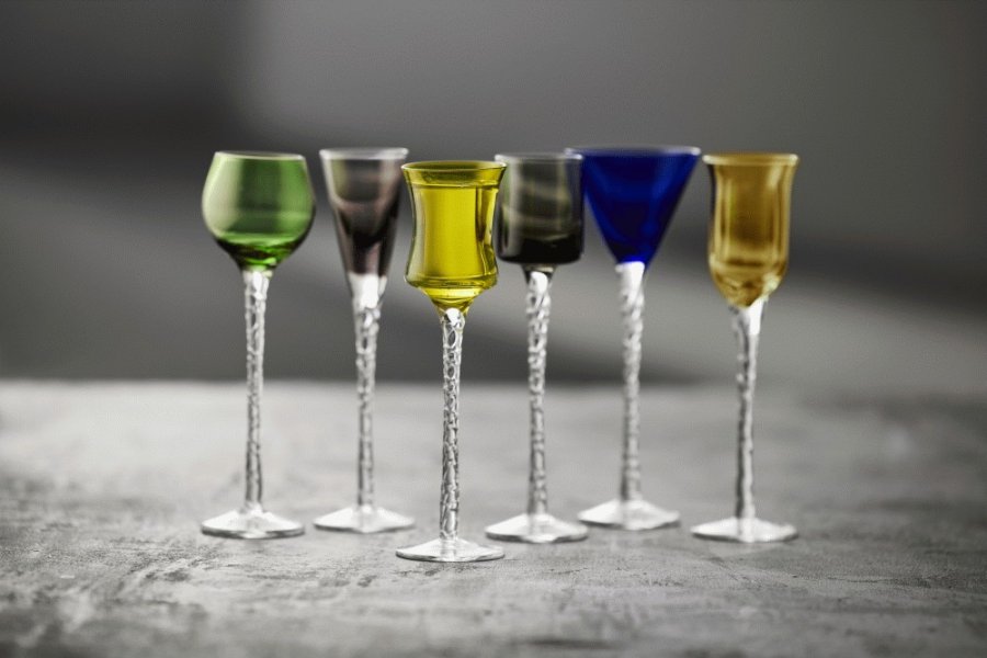 Lyngby Glas London Schnapsglas Assortiert 6er Set