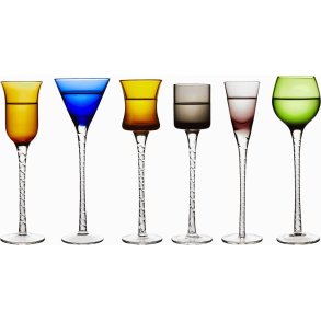Lyngby Glas London Schnapsglas Assortiert 6er Set