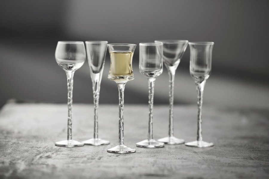 Lyngby Glas Rum Schnapsglas Klar 6er Set