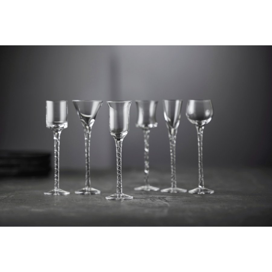 Lyngby Glas Rum Schnapsglas Klar 6er Set