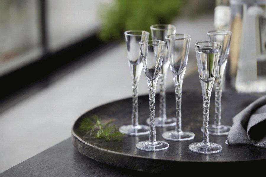 Lyngby Glas Paris Schnapsglas Klar 6er Set 2.5 cl