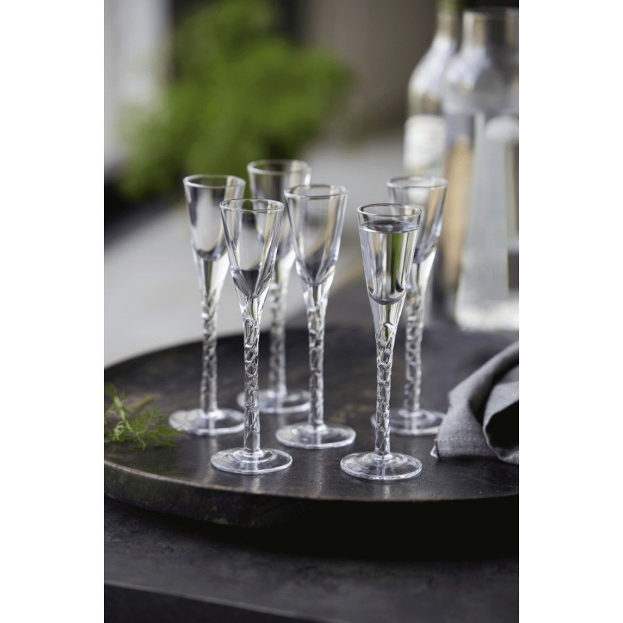 Lyngby Glas Paris Schnapsglas Klar 6er Set 2.5 cl