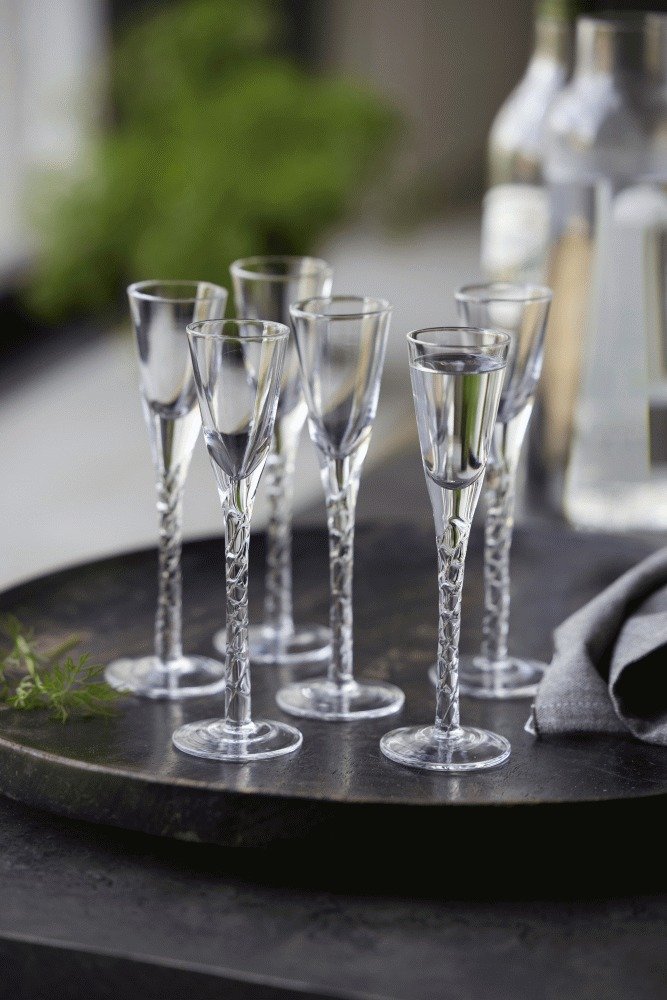 Lyngby Glas Paris Schnapsglas Klar 6er Set 2.5 cl