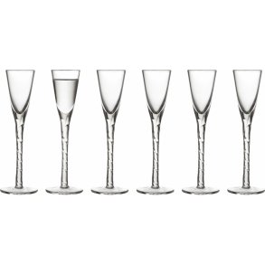 Lyngby Glas Paris Schnapsglas Klar 6er Set 2.5 cl