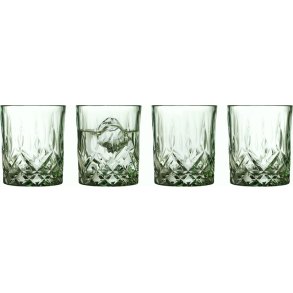 Lyngby Glas Sorrento Whiskyglas 4er Set 32 cl, Grn