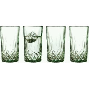 Lyngby Glas Sorrento Highball Glas 4er Set 38 cl, Grn