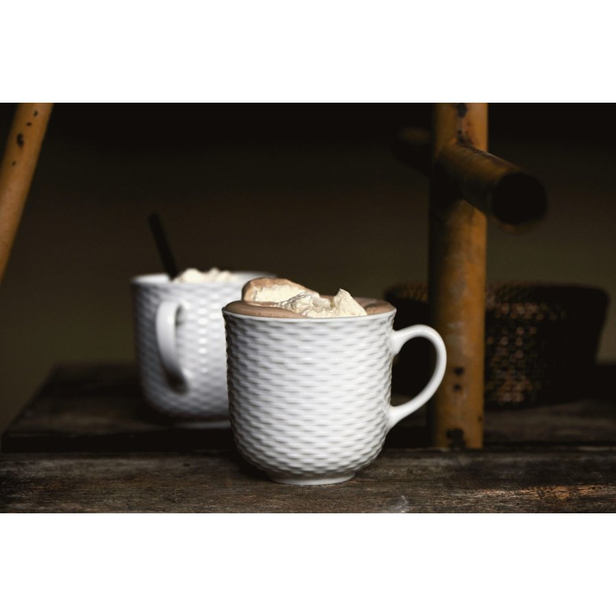 Pillivuyt Basket Becher 37 cl, Wei