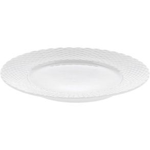 Pillivuyt Basket Tallerken 22 cm, Hvid