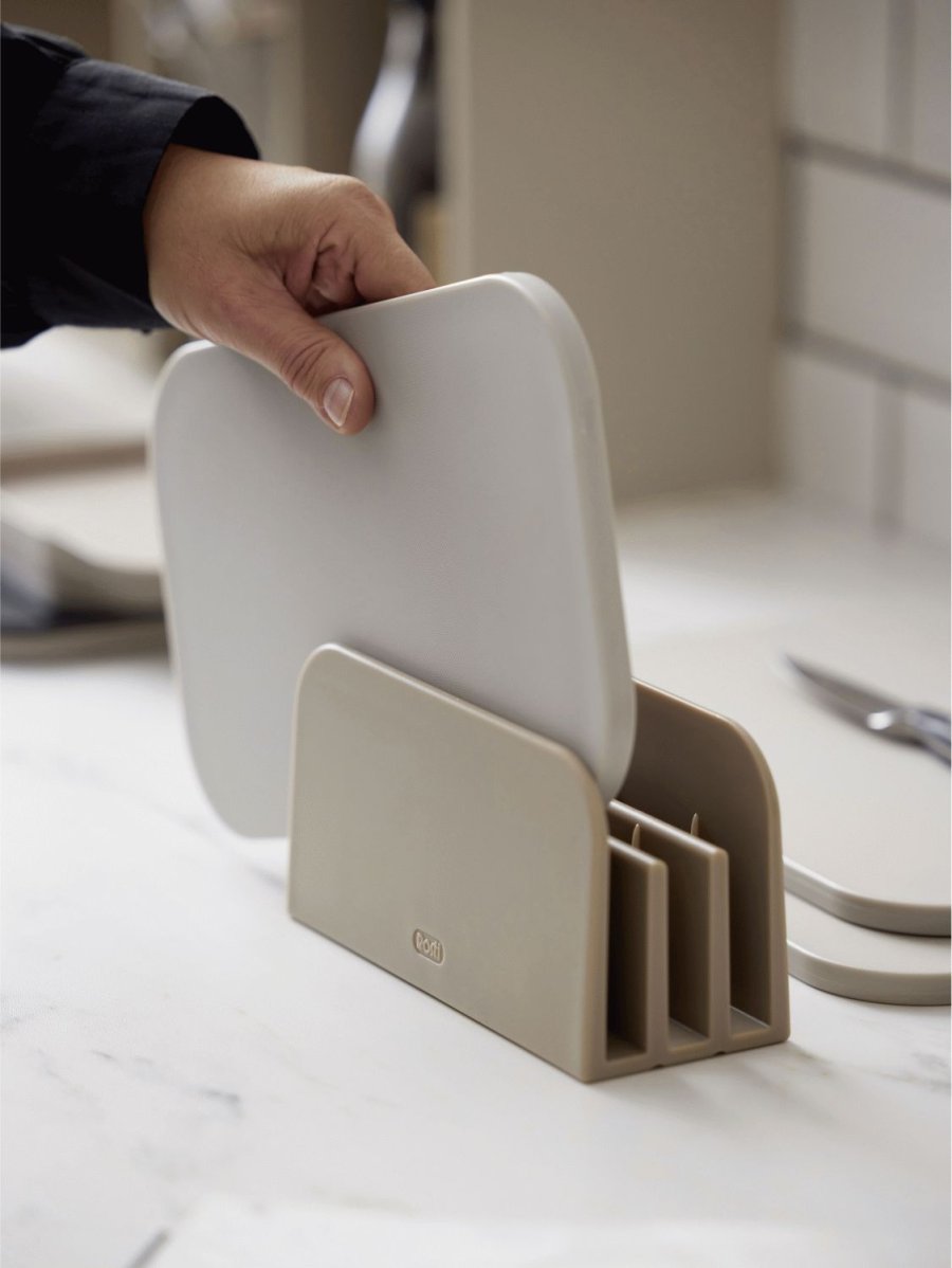 Rosti Choptima Schneidebretthalter 17 cm, Humus