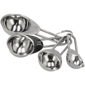 Funktion Messlffel Set 4-teilig, Stahl