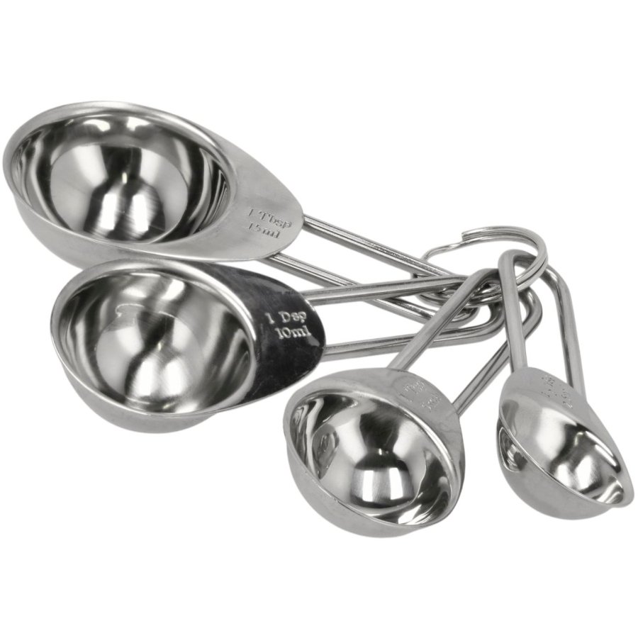 Funktion Messlffel Set 4-teilig, Stahl
