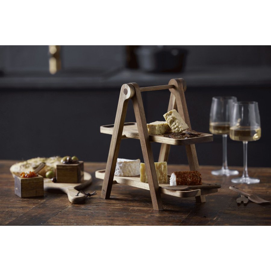 HOLM Servier-Aufsatz H36 cm, Akazie