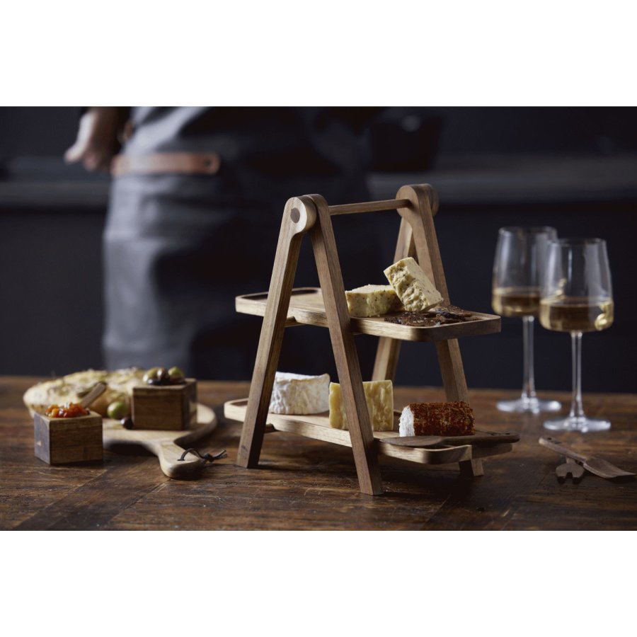 HOLM Servier-Aufsatz H36 cm, Akazie