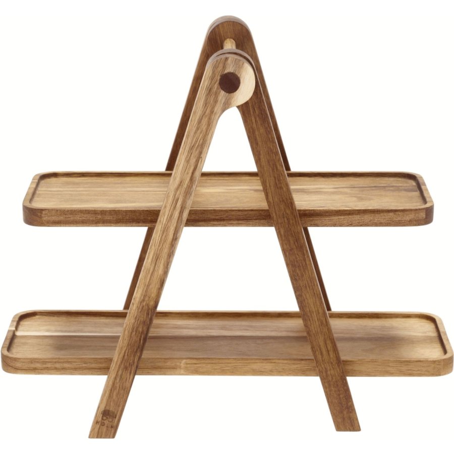 HOLM Servier-Aufsatz H36 cm, Akazie