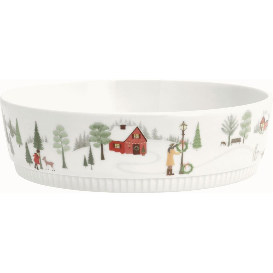 Pillivuyt Winter Schssel Nr. 4 Niedrig 20 cm, Wei