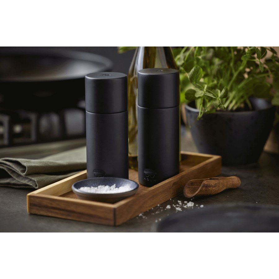 Holm Salz- und Pfefferset 15,2 cm, Schwarz