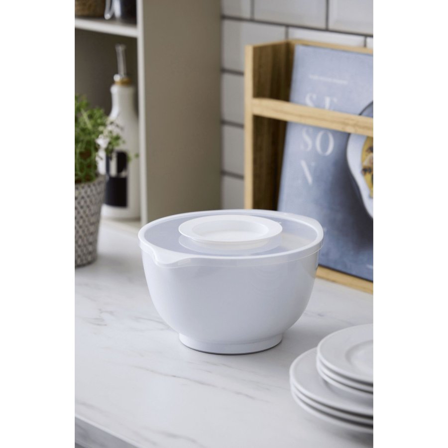 Rosti Margrethe R�hrsch�ssel mit Schneebesendeckel 3 L, Wei�