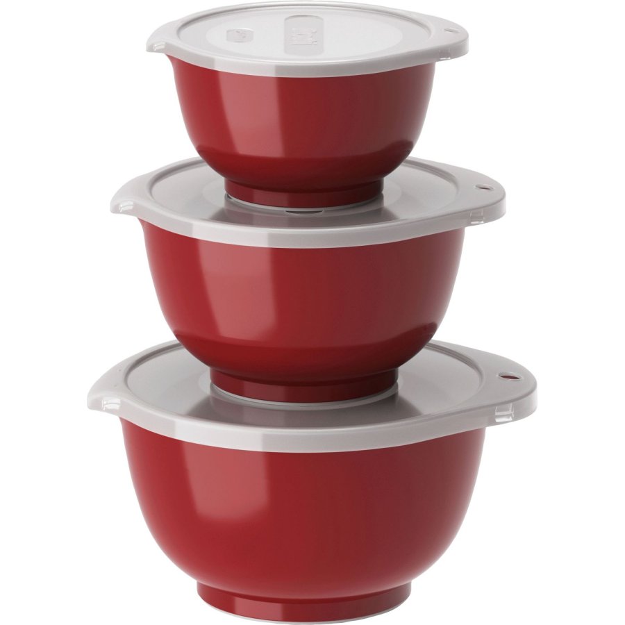 Rosti Margrethe Mini-Sch�ssel-Set mit Deckel, Rot