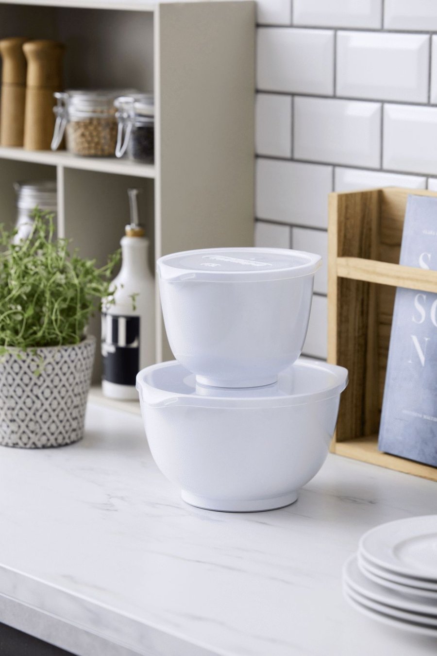 Rosti Margrethe R�hrsch�ssel-Set 4-teilig, Wei�