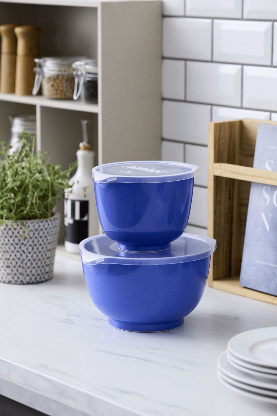 Rosti Margrethe Rhrschssel-Set 4-teilig, Electric Blue