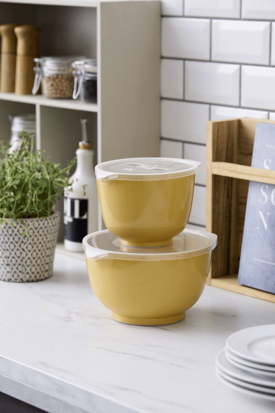 Rosti Margrethe Rhrschssel-Set 4-teilig, Curry