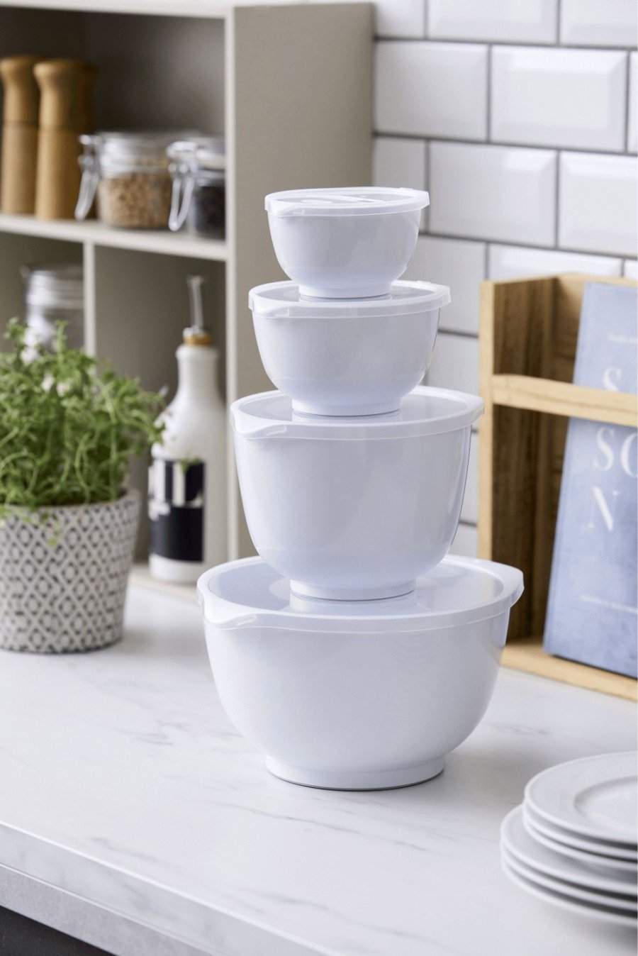 Rosti Margrethe Rhrschssel-Set 8-teilig, Wei