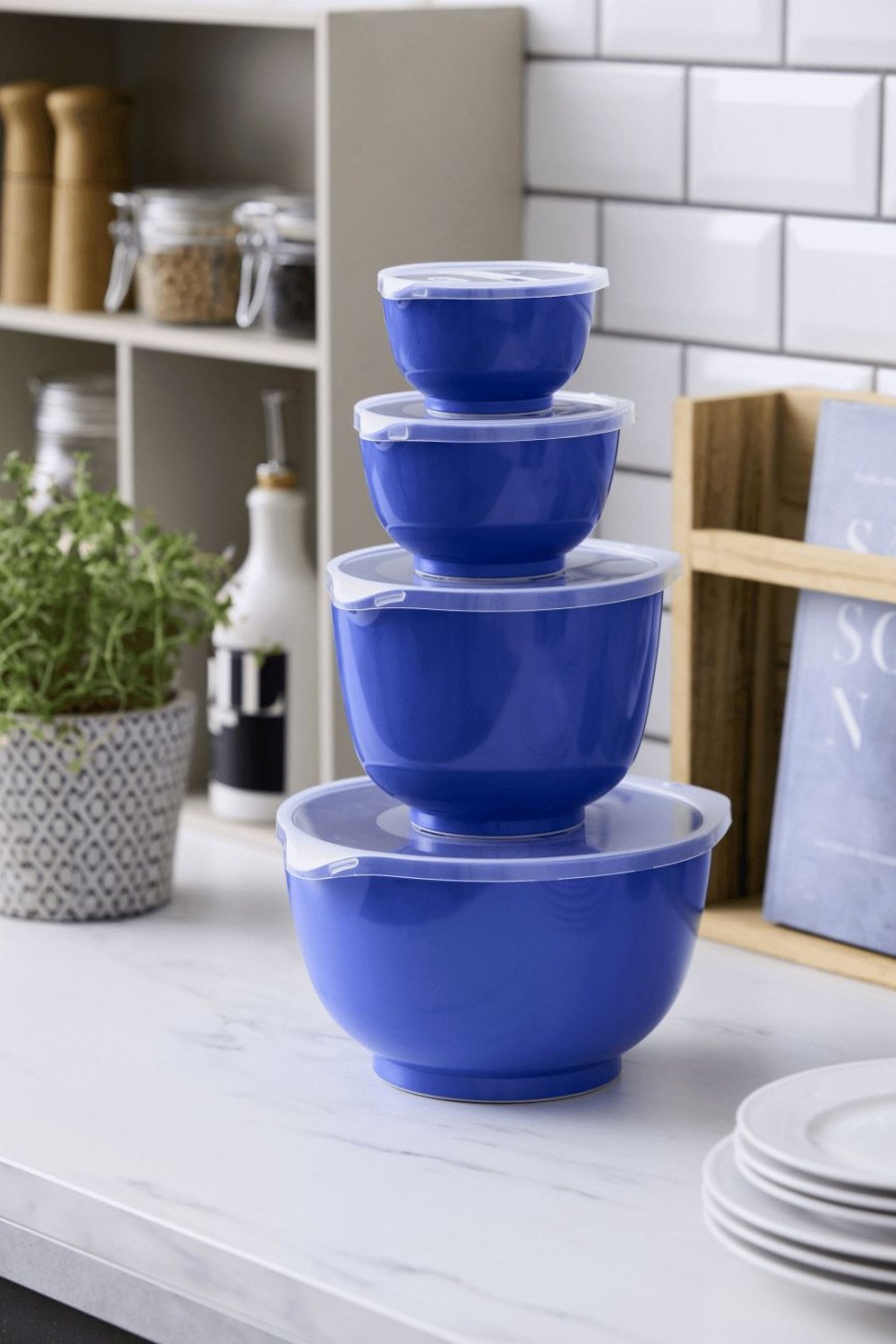 Rosti Margrethe R�hrsch�ssel-Set 8-teilig, Electric Blue