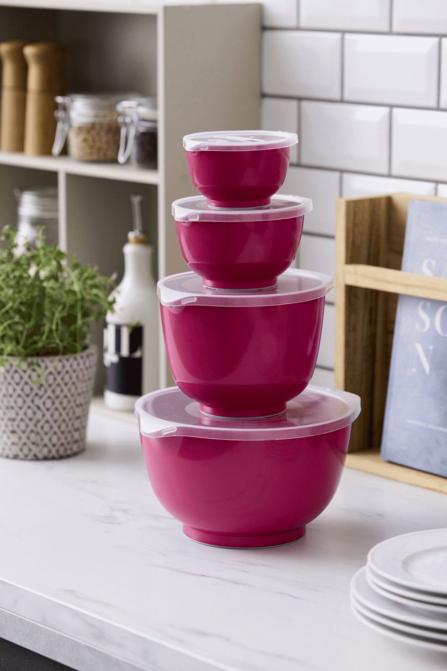 Rosti Margrethe R�hrsch�ssel-Set 8-teilig, Beetroot