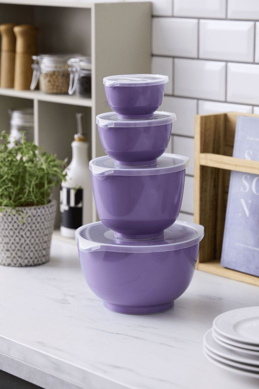 Rosti Margrethe R�hrsch�ssel-Set 8-teilig, Lavendel
