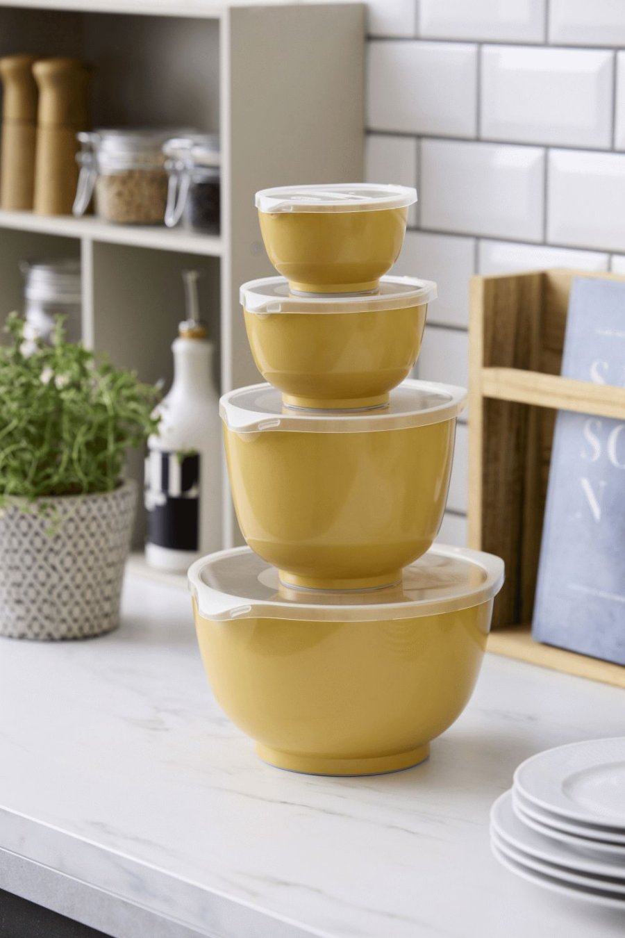 Rosti Margrethe R�hrsch�ssel-Set 8-teilig, Curry