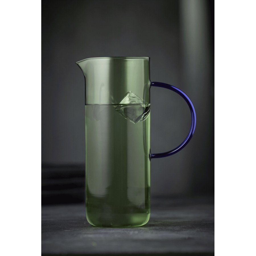 Lyngby Glas Torino Kanne, 1,1 l, Grn/Blau