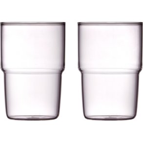 Lyngby Glas Torino Trinkglas 2er Set 40 cl, Rosa