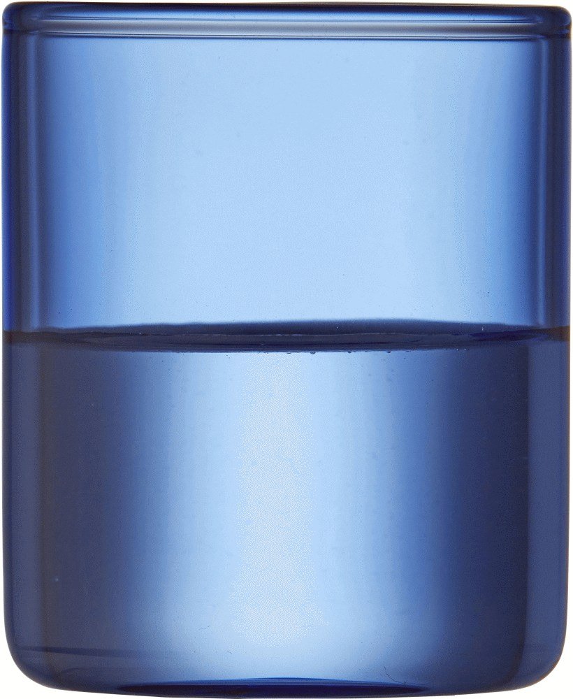 Lyngby Glas Torino Schnapsglas 2er Set 6 cl, Blau